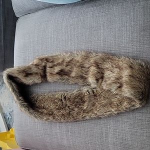 Aldo Faux Fur circle scarf